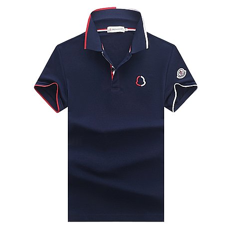 Moncler Embroidered Logo Patch Cotton Piquet Polo Shirt