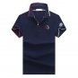 Moncler Embroidered Logo Patch Cotton Piquet Polo Shirt