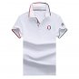 Moncler Embroidered Logo Patch Cotton Piquet Polo Shirt