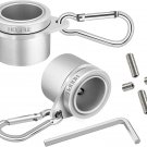 2pcs Flag Pole Ring Aluminum Alloy for 0.75-1 in Pole 360° Rotating Tangle Free