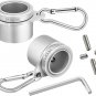 2pcs Flag Pole Ring Aluminum Alloy for 0.75-1 in Pole 360° Rotating Tangle Free
