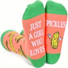 [Pickle-Themed Gift] Funny Pickle Socks