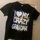 MY CRAZY GRANDMA Print Boys 100%Cotton T-Shirt