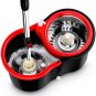 Spin Mop and Bucket Set with Wringer for Easy Floor Cleaning