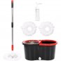 Spin Mop and Bucket Set with Wringer for Easy Floor Cleaning
