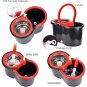 Spin Mop and Bucket Set with Wringer for Easy Floor Cleaning
