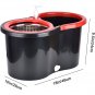 Spin Mop and Bucket Set with Wringer for Easy Floor Cleaning