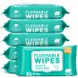 Extra Large Flushable Wet Wipes for Adults, Septic Safe, Gentle Clean
