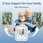 Easy-Read Arm Blood Pressure Monitor with Voice and Memory