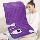 XL Heating Pad with Adjustable Heat and Auto Shut-Off for Full Body Comfort - Dark Purple XL Heating Pad with Adjustable Heat and Auto Shut-Off for Full Body Comfort - Dark Purple