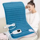 XL Heating Pad with Adjustable Heat and Auto Shut-Off for Full Body Comfort - Colorful Blue