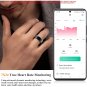 Waterproof Activity Tracking Ring for Steps, Sleep, and Daily Fitness - Black