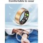 Waterproof Activity Tracking Ring for Steps, Sleep, and Daily Fitness - Silvery