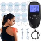 Portable Muscle Massager with 8 Pads for Everyday Pain Relief and Recovery - Black