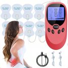 Portable Muscle Massager with 8 Pads for Everyday Pain Relief and Recovery - Red Portable Muscle Massager with 8 Pads for Everyday Pain Relief and Recovery - Red