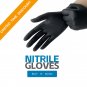50 Pack Black Nitrile Gloves, Durable Latex-Free for Cleaning and DIY