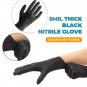 50 Pack Black Nitrile Gloves, Durable Latex-Free for Cleaning and DIY