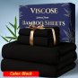 Bamboo Cooling Sheet Set for Hot Sleepers with Deep Pocket Fit - Size: Twin