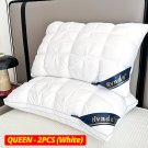 2-Pack Supportive Bed Pillows for Better Sleep and Neck Comfort