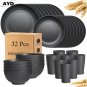 Lightweight Unbreakable Dinnerware Set for Everyday and Outdoor Use - 32/16pcs