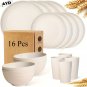 Lightweight Unbreakable Dinnerware Set for Everyday and Outdoor Use - 32/16pcs