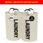 2-Pack Foldable Laundry Baskets with Raised Design for Easy Loading