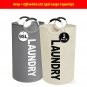 2-Pack Foldable Laundry Baskets with Raised Design for Easy Loading
