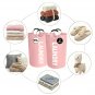 (2-Pack) Large Collapsible Laundry Baskets with Handles for Easy Carry and Storage (Pink + Pink)