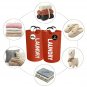 (2-Pack) Large Collapsible Laundry Baskets with Handles for Easy Carry and Storage (Red + Red)
