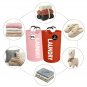 (2-Pack) Large Collapsible Laundry Baskets with Handles for Easy Carry and Storage (Pink + Red)