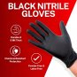 Black Nitrile Disposable Gloves 200 Count, Durable Latex-Free Protection
