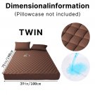 Luxury Waterproof Mattress Protector with Deep Pocket & Non-Slip Fit (No Pillowcase) - Dark Choclate