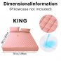 Luxury Waterproof Mattress Protector with Deep Pocket & Non-Slip Fit (No Pillowcase) - Pink