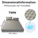 Luxury Waterproof Mattress Protector with Deep Pocket & Non-Slip Fit (No Pillowcase) - Gray