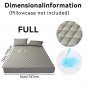 Luxury Waterproof Mattress Protector with Deep Pocket & Non-Slip Fit (No Pillowcase) - Gray