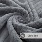 4-Pack Extra Large Bath Towels, Soft & Absorbent XL Shower Towels - Gray