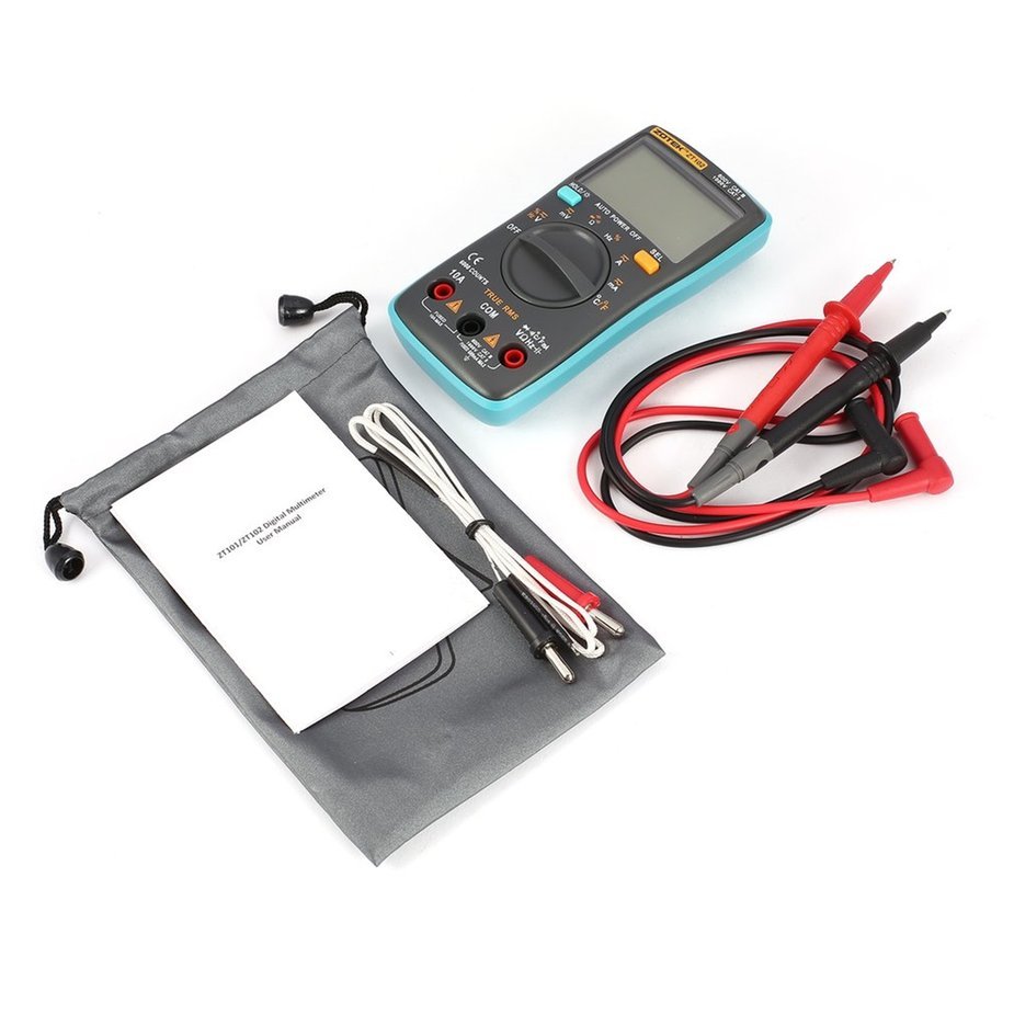 ZOTEK ZT102 Mini 6000 Counts Digital Multimeter AC/DC Voltage Current ...