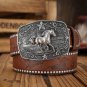 Vintage Retro Belts for Men &acirc;�� Western-style Rodeo Cowboy Running Horse buckles Belt (25-42 Inch)
