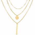 Triple Strand Gold Plated Necklace Triple Strand Gold Plated Necklace