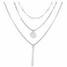 Triple Strand Silver Plated Necklace Triple Strand Silver Plated Necklace
