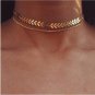Goldtone Arrow Necklace
