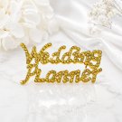 Wedding Planner Brooch Gold Rhinestone Crystal Pin Wedding Jewelry Gift for Wedding Planner
