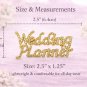 Wedding Planner Brooch Gold Rhinestone Crystal Pin Wedding Jewelry Gift for Wedding Planner