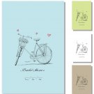 Briday Bridal Shower Save the Date Cards - Bicycle Design Briday Bridal Shower Save the Date Cards - Bicycle Design