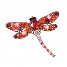 MRK Group Vintage Rhinestone Dragonfly Brooch MRK Group Vintage Rhinestone Dragonfly Brooch