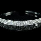 17 Main Modern Three Rhinestone Strand Bridal Hair Band