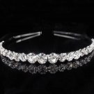 Round Crystal Rhinestone Single Strand Headband