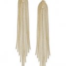 Thalia Sodi Gold-Tone Snake Chain Fringe D Gold