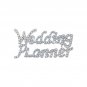 Wedding Planner Brooch Silver Rhinestone Crystal Pin Wedding Jewelry Gift for Wedding Planner