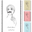Briday Bridal Shower Save the Date Cards - Woman's Face Design Briday Bridal Shower Save the Date Cards - Woman's Face Design